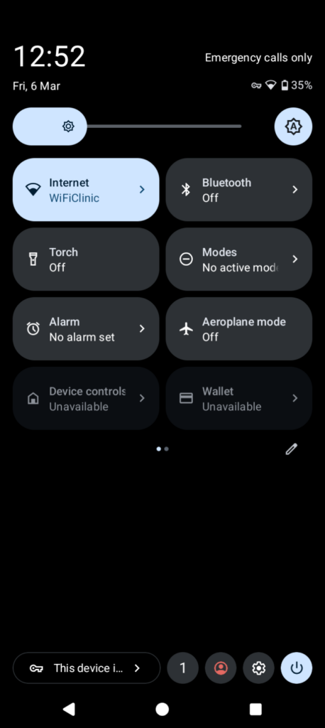 Old Panel for Comparison
