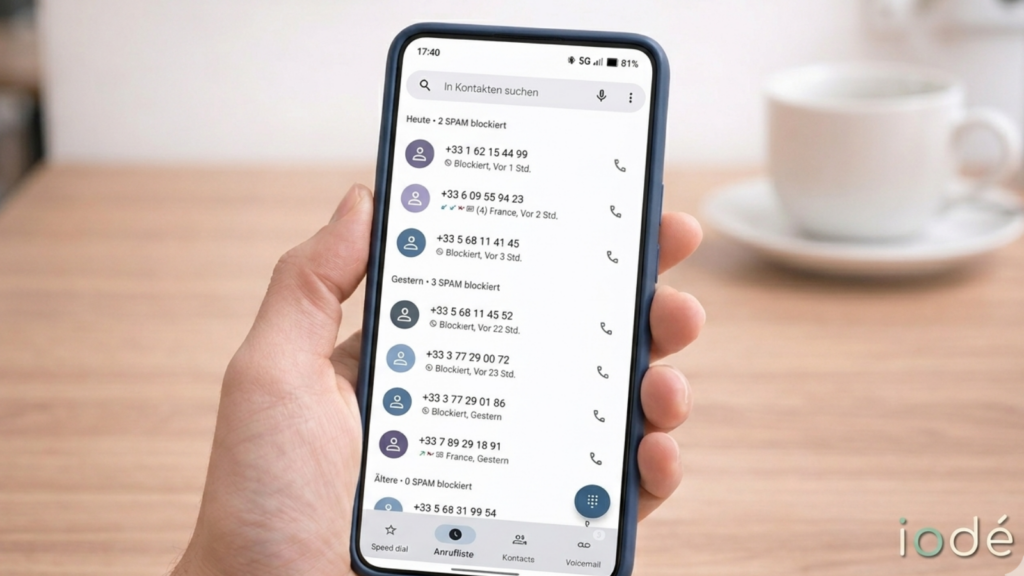 iodéOS Spam Blocker DE